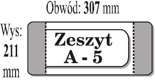 Priehľadný obal na zošity A5