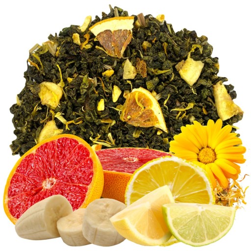 Čaj OOLONG GRAPEFRUIT CITRÓN 100g citrus na imunitu AROMATICKÝ
