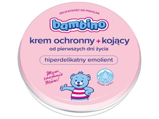 BAMBINO Ochranný upokojujúci krém s oxidom zinočnatým pre dojčatá a deti 75 ml