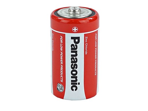 8x zinkovo-uhlíková batéria Panasonic C R14 1,5V