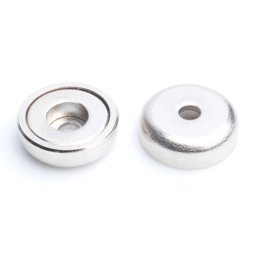 Magnetický držiak 16x6,5x3,5x5 s otvorom, cylindrický, 1 kus