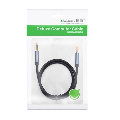 UZELENÝ ZLATÝ KÁBEL AUDIO KÁBEL MINI KONEKTOR NA MINIJACK 3,5 MM AUX, 0,5 m