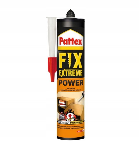 MONTÁŽNE LEPIDLO PATTEX FIX EXTREME ODOLNÁ 350 KG