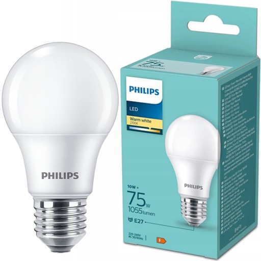 LED žiarovka E27 A60 10W = 75W 1055lm 2700K Teplá PHILIPS