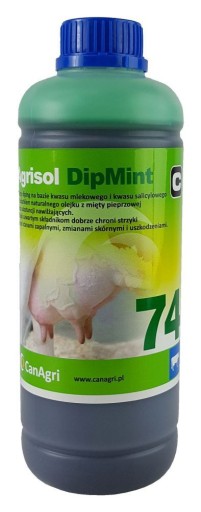 TEKUTÉ namáčací prípravok Agrisol DipMint 74, 1 kg, s mätou piepornou
