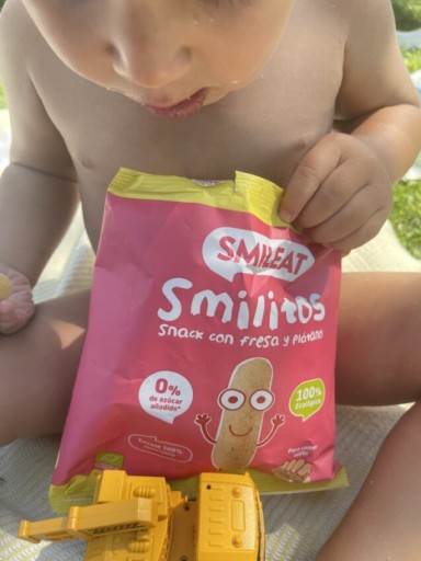 Kukuričné lupienky Snack NA PRECHÁDZKU DO KOČÍKU Jahodový banán 25g