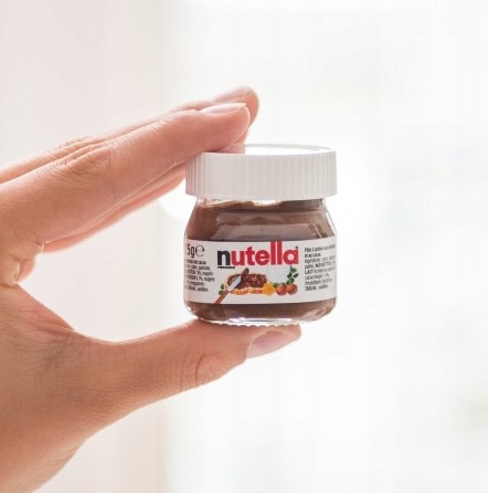 Nutella Mini Cream ďakovný darček pre hostí darček SVÄTÉ PRIJÍMANIE