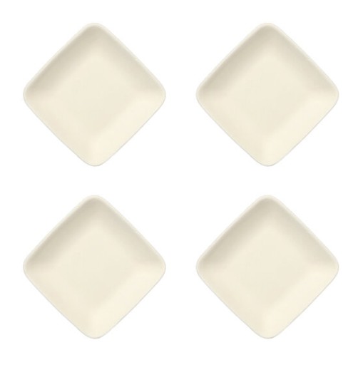 Malé štvorcové jednorázové taniere 6x6 50 ks.
