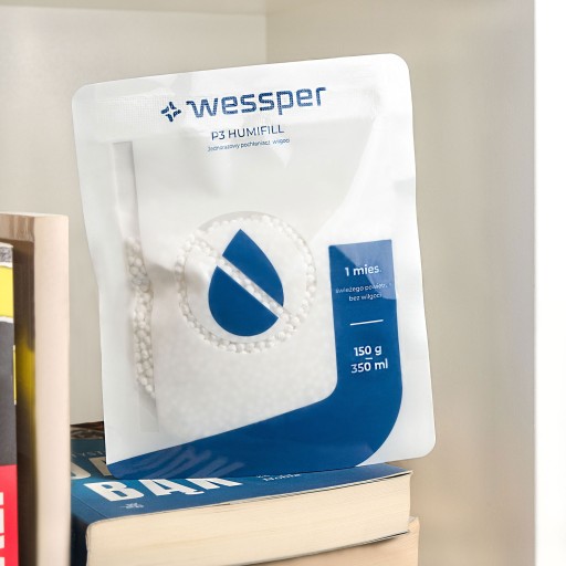 Jednorazový absorbér vlhkosti Wessper pre plesne, huby a odvlhčovač vlhkosti