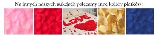 LISTY RUŽÍ 500 umelých kvetov svadobná výzdoba svadobný stôl hostie - BIELA
