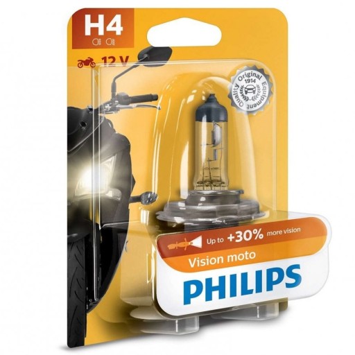 Žiarovka Philips Vision Moto H4 12V 60/55W