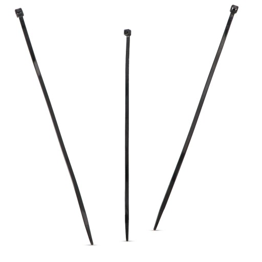 100x sťahovacie pásky Káblové pásky Zipsy 3,6 x 200 mm Silné UV sťahovacie pásky