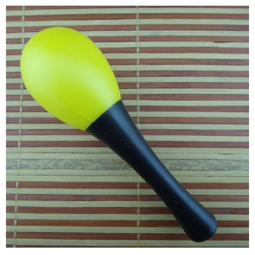 MARACAS HRKALKY KERA AUDIO M22 BICÍ DRUPISY ŽLTÝ PÁR
