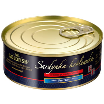 Zlatá rybka King Sardine v paradajkovej omáčke 240 g