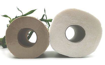 Bambusový toaletný papier, nebielený, 6 roliek