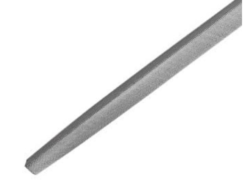 TROJUHOLNÍKOVÉ KOVOVÉ PILNÍKY #2 250MM DREVENÁ RÚČKA C4957 RICHMANN