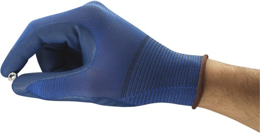TENKÉ SILNÉ PRACOVNÉ RUKAVICE NITRILOVÉ HYFLEX 11-818 ANSELL 9