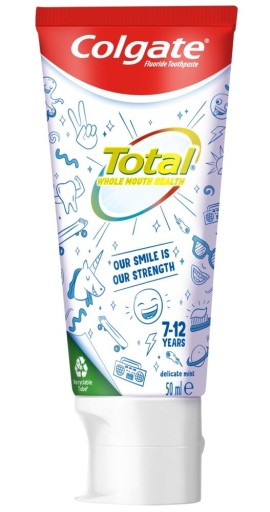 COLGATE zubná pasta 50ml TOTAL Junior (7-12)