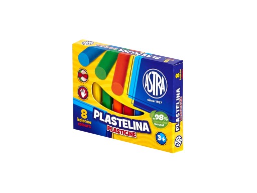 ASTRA Plastelína 8 farieb