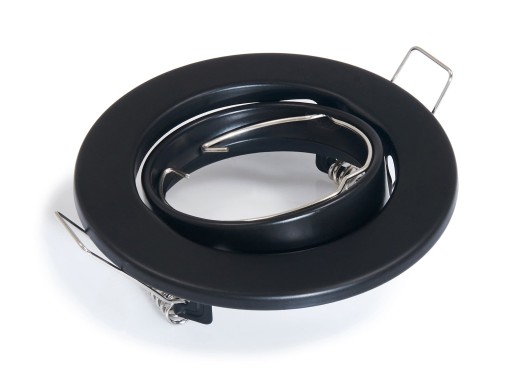SET ČIERNE HALOGÉNOVÉ SVIETIDLÁ + LED 10W + GU10
