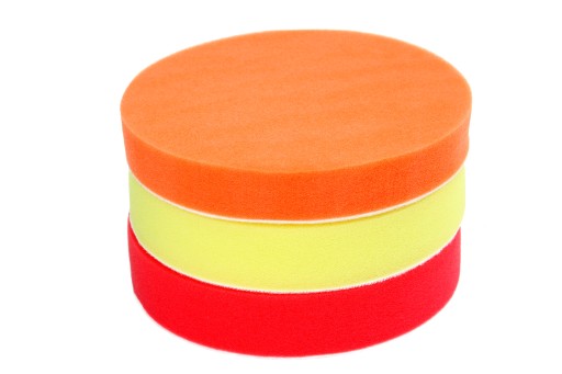 SADA 3 PODLOŽKOV LEŠTIACA HUBKA 150mm VELCRO