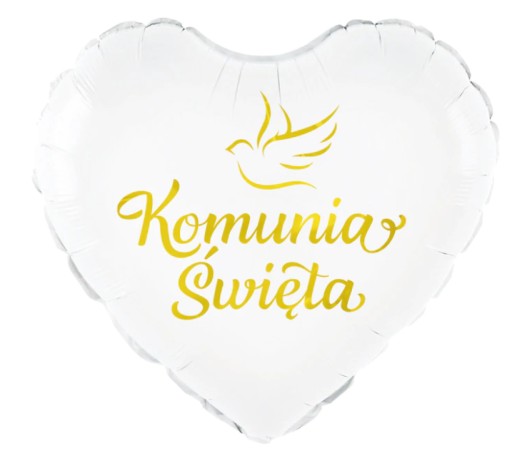 Balónik na sväté prijímanie, holubica, 45 cm