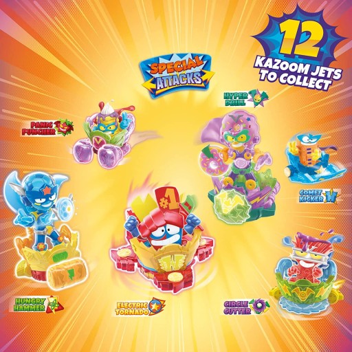 SUPER ZINGS SÉRIA 9 VECÍ KAZOOM JET VOZIDLO