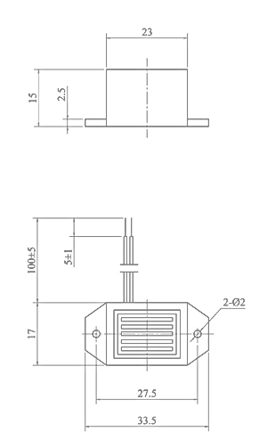 BUZER bzučiak Bzučiak s generátorom 3V 75db reproduktor (5273)