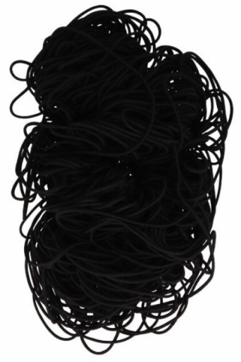 Gumová struna gumená guľatá elastická struna ČIERNA 2mm - 10m