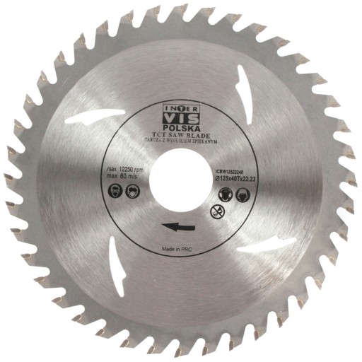 WIDIA PÍLOVÝ DISK NA DREVO 125 / 22,2 T40 INTER