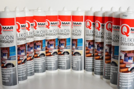 Qmar Univerzálny biely silikón 300ml