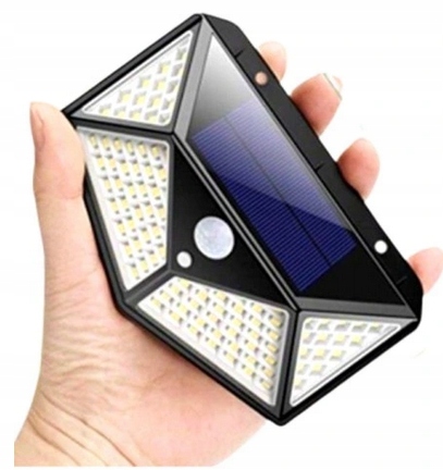 SOLÁRNE LED ULIČNÉ LAMPA 600 Lm DEKORATÍVNY pohybový senzor