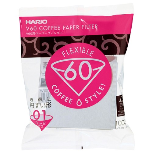 Papierové filtre Hario Drip V60-01 100 ks
