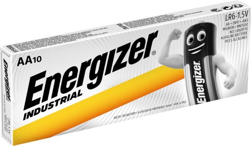 AA (LR6) alkalická 1,5V batéria - Industrial Energizer (cena za 10 ks)