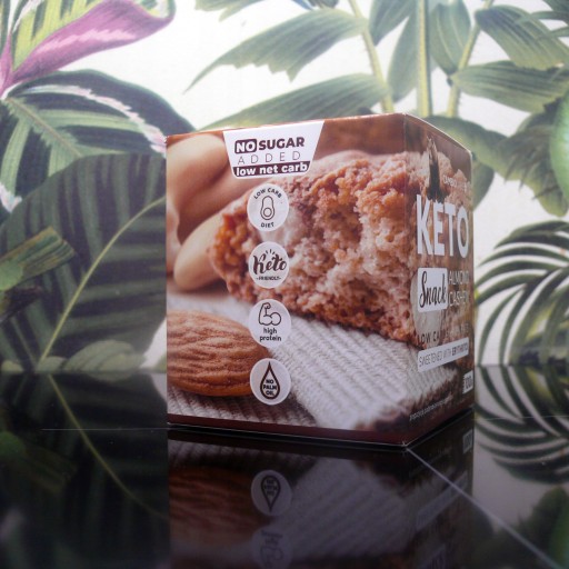 KETO sušienky bez cukru, sladené erytritolom
