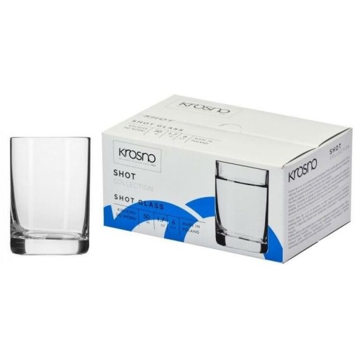 KRIŠTÁĽOVÉ POHÁRE NA VODKU LIKÉR 50ml SADA 6 KUSOV SADA