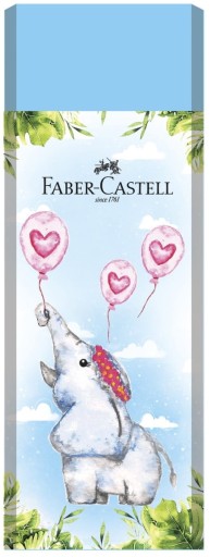 FABER-CASTELL Pastelová guma na mazanie Happy Jungle bez PVC