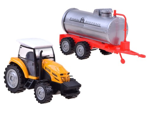 Traktor s prívesom poľnohospodárskej techniky ZA3433