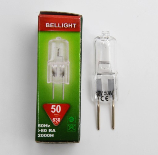 HALOGÉNOVÁ ŽIAROVKA HALOGÉNOVÁ JC G6.35 12V 50W