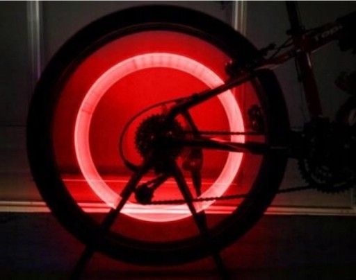 LED SVETLO NA BICYKEL NA KRYTE SPÚŠOK KOLESA