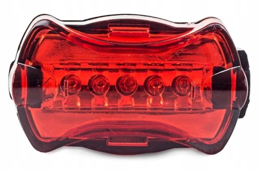OSVETLENIE BICYKLA ZADNÁ BICYKELOVÁ LAMPA 5 LED