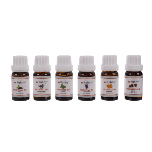 Sada esenciálnych olejov x 6 10 ml Prírodný aromaterapeutický vonný olej