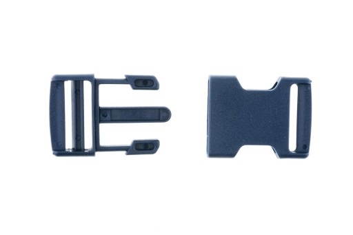 Spona 25 mm Farba: námornícka modrá plast