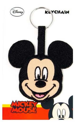 Pletená kľúčenka s tvárou Mickey Mouse