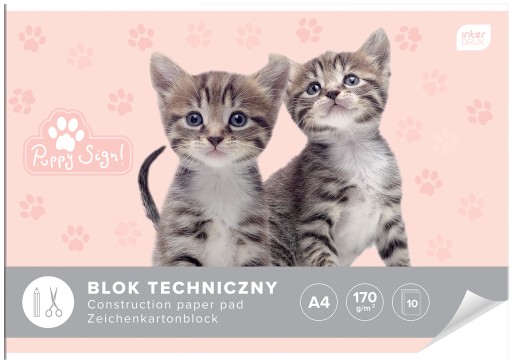 TECHNICKÝ BLOK BIELY TLAČ A4 10 LISTOV