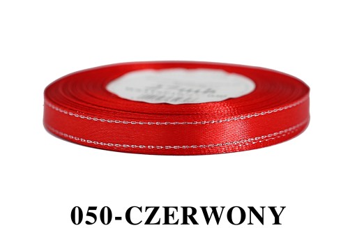 Saténová stuha Silver Stripes, 1cm/27mb, 3 farby na výber