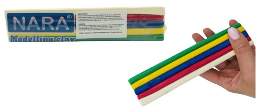 NARA PLASTICINE 5 farieb, BEZLEPKU