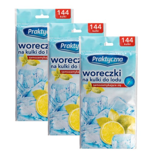 Vrecia na ľadové gule Praktické 144 kusov
