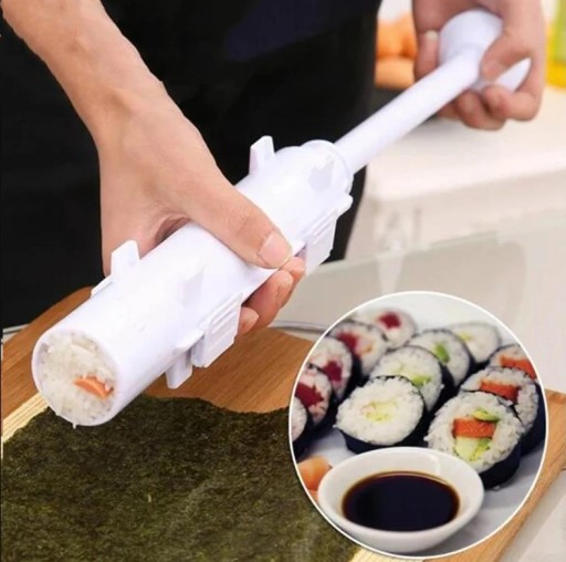 STROJ NA VÝROBU SUSHI RÚRA BAZOOKOVÉHO VALCA S VALČKOM na sushi