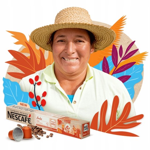 Kapsule pre NESPRESSO Nescafe Farmers Andes Lungo Pure Arabica 10
